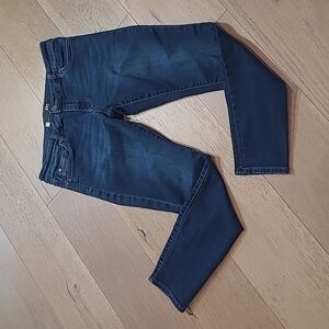 EUC Kut From the Kloth Jeans Women's Toothpick Skinny Mid Rise Dark Wash sz 8S